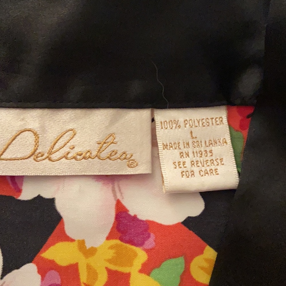 Kimono Style Silky Robe - Picture 7 of 7